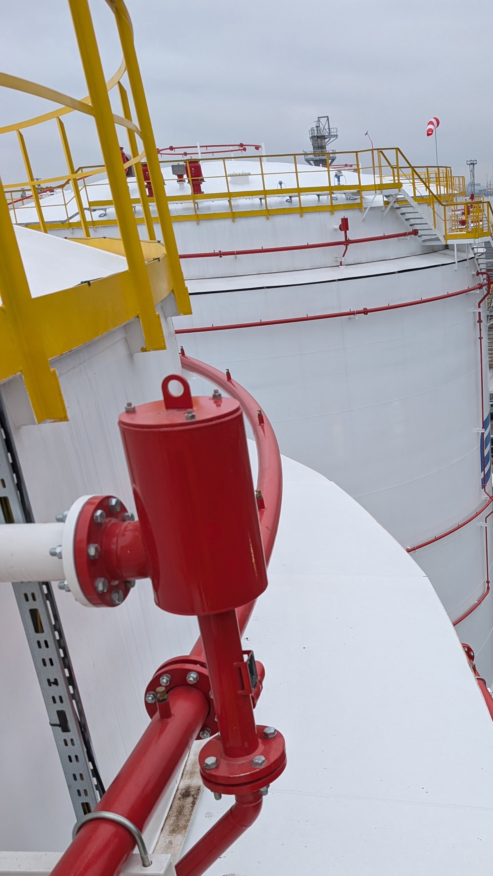 Ochrona przeciwpożarowa terminalu przeładunku metanolu 5